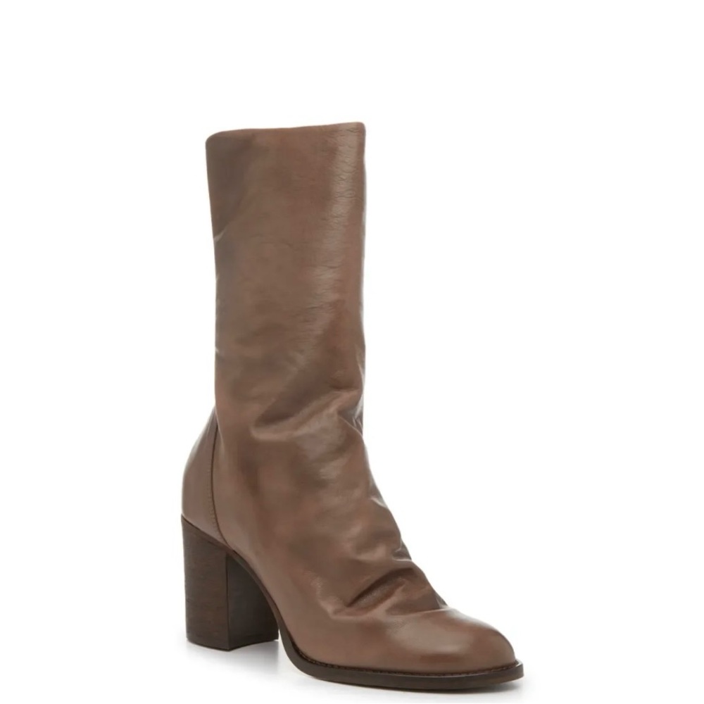 Free People Brown Leather Women's Boots Size 11 - Picture 4 of 16